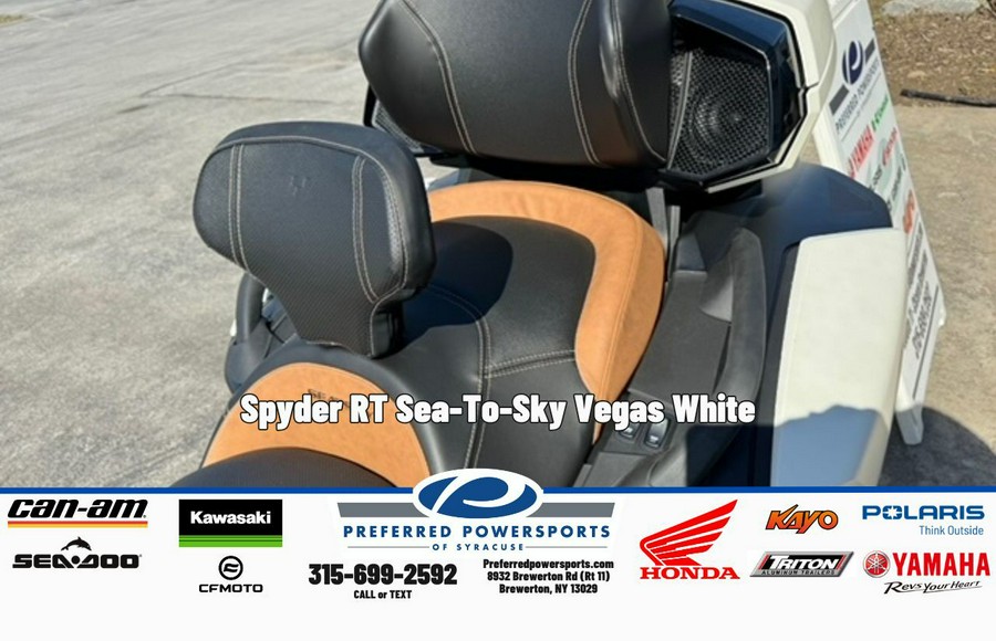 2025 Can-Am Spyder RT Sea-To-Sky Vegas White