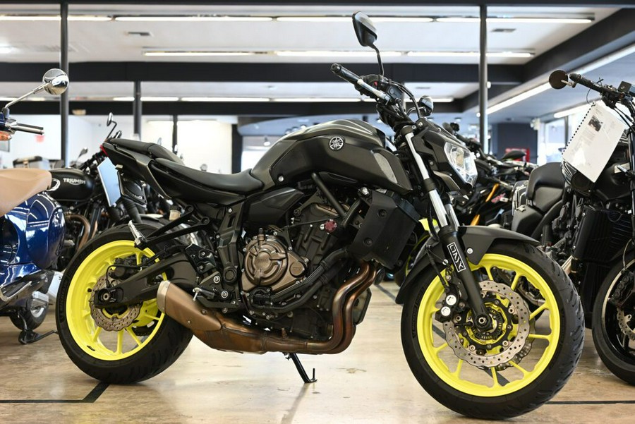 2018 Yamaha MT07