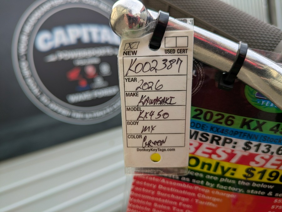 2026 Kawasaki KX 450 SR