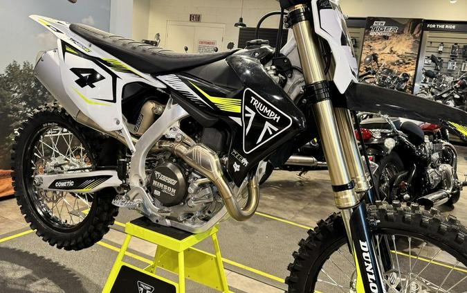 2025 Triumph TF 450-RC Edition Jet Black/Pure White