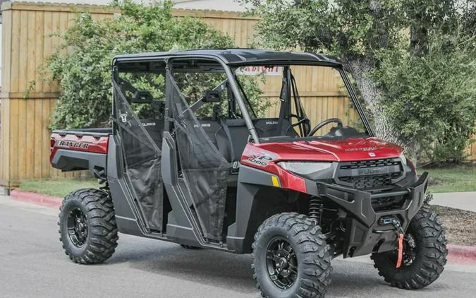 New 2025 POLARIS RANGER CREW XP 1000 PREMIUM SUNSET RED