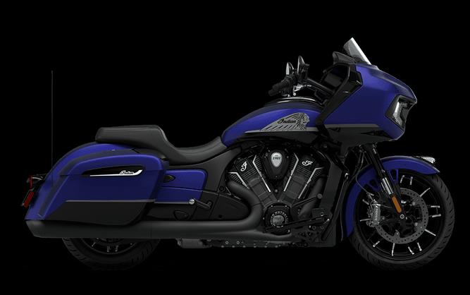 2024 Indian Motorcycle Indian Challenger Dark Horse with PowerBand Audio Package- Spirit Blue Smoke