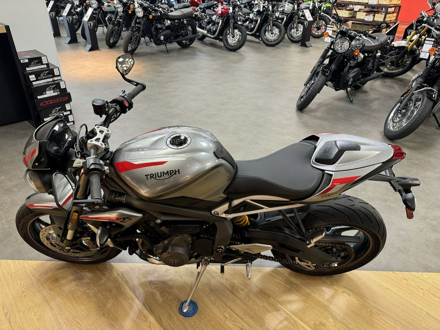 2020 Triumph Street Triple RS Silver Ice