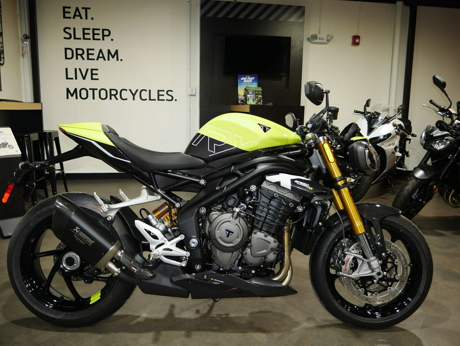 2026 Triumph Speed Triple 1200 RX Triumph Performance Yellow