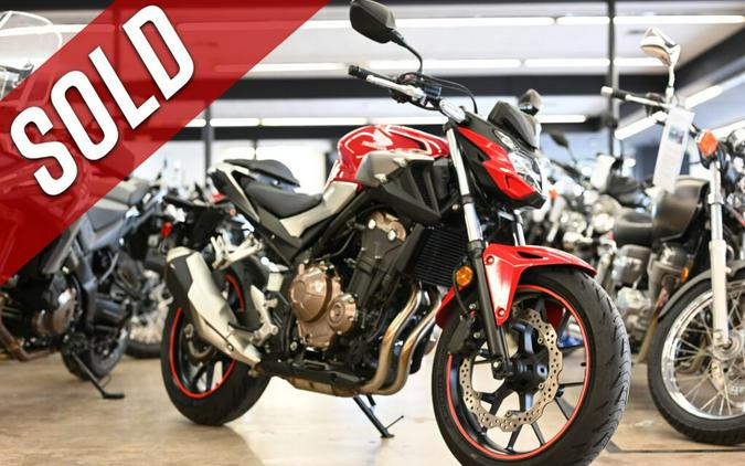 2019 Honda CB500F