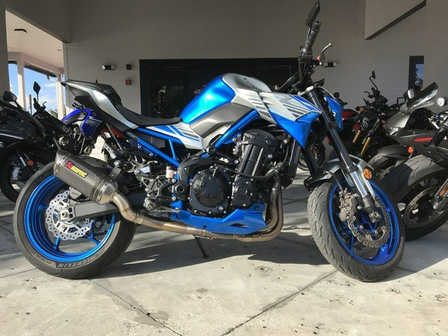 2020 KAWASAKI Z900 ABS Candy Plasma Blue/Metallic Silver