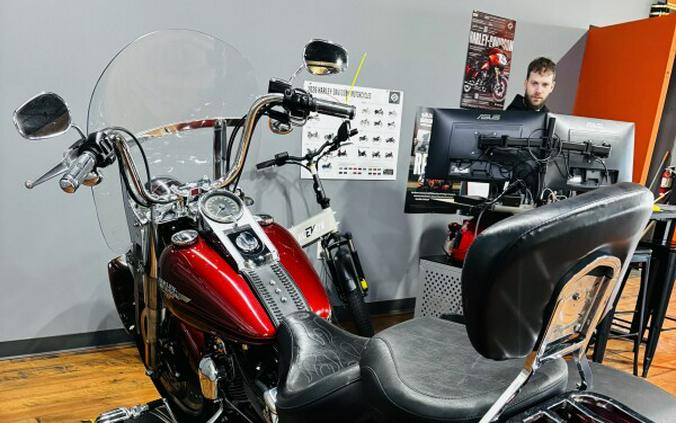 2009 Harley-Davidson® Fat Boy® RED HOT SUNGLO