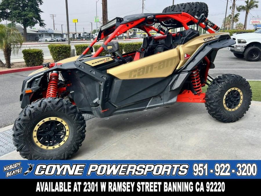 2018 Can-Am® Maverick™ X3 X™ RS TURBO R Gold & Can-Am Red