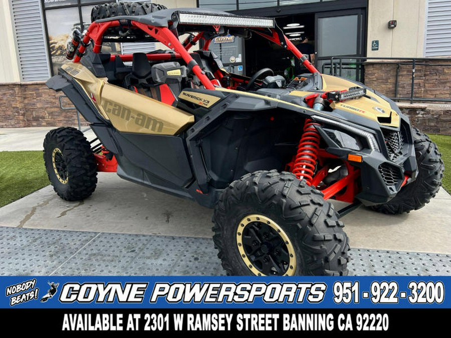 2018 Can-Am® Maverick™ X3 X™ RS TURBO R Gold & Can-Am Red