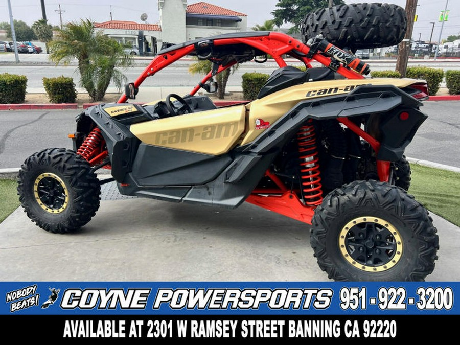 2018 Can-Am® Maverick™ X3 X™ RS TURBO R Gold & Can-Am Red