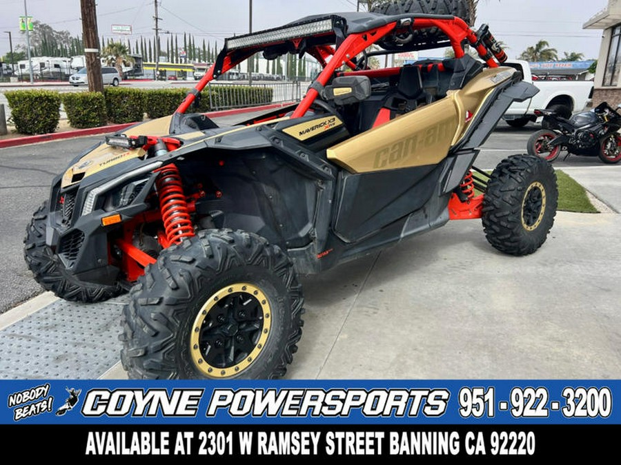 2018 Can-Am® Maverick™ X3 X™ RS TURBO R Gold & Can-Am Red