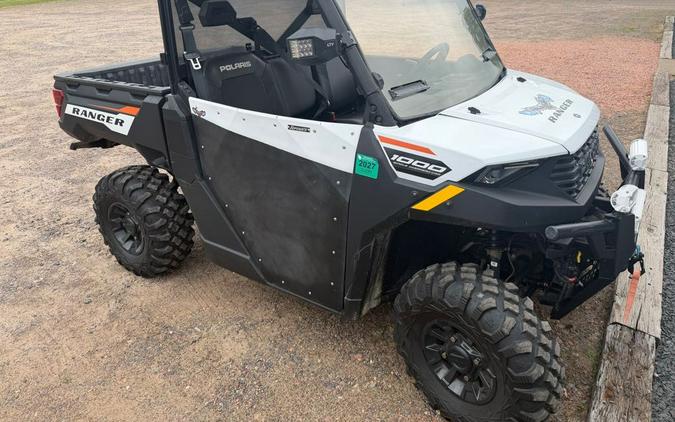 2023 Ranger 1000 Premium Side-by-Side with Winch, Turn Signals & LED Light Bars - Polaris