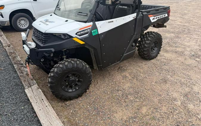 2023 Ranger 1000 Premium Side-by-Side with Winch, Turn Signals & LED Light Bars - Polaris