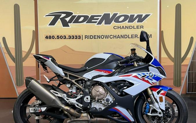 2022 BMW S 1000 RR Light White Racing Blue Racing Red