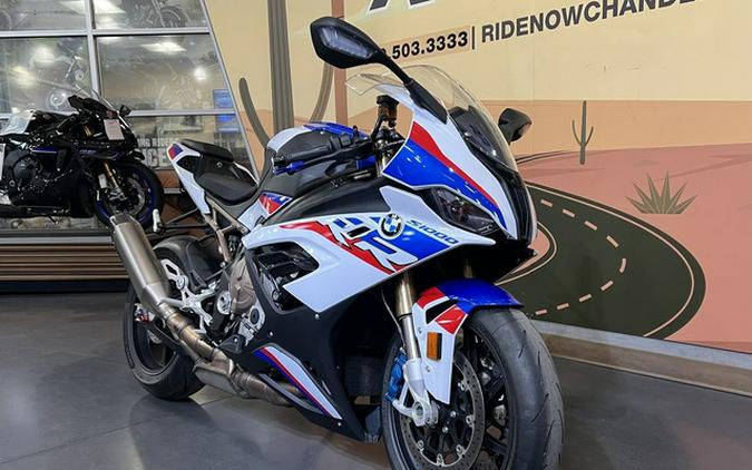 2022 BMW S 1000 RR Light White Racing Blue Racing Red