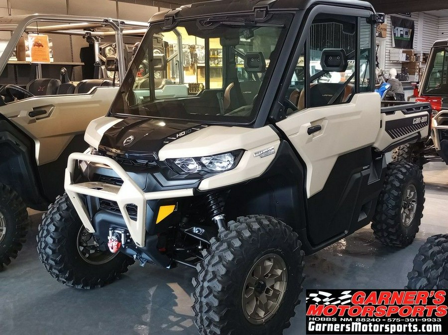 2024 Can-Am® Defender Limited HD10 Desert Tan & Timeless Black