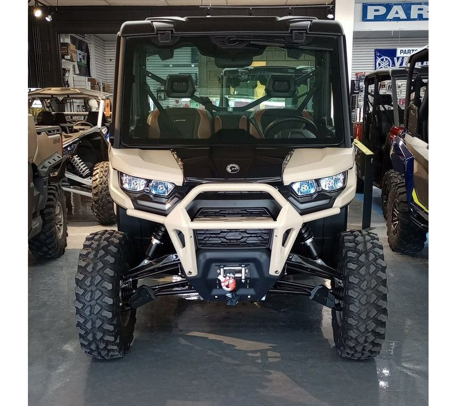 2024 Can-Am® Defender Limited HD10 Desert Tan & Timeless Black