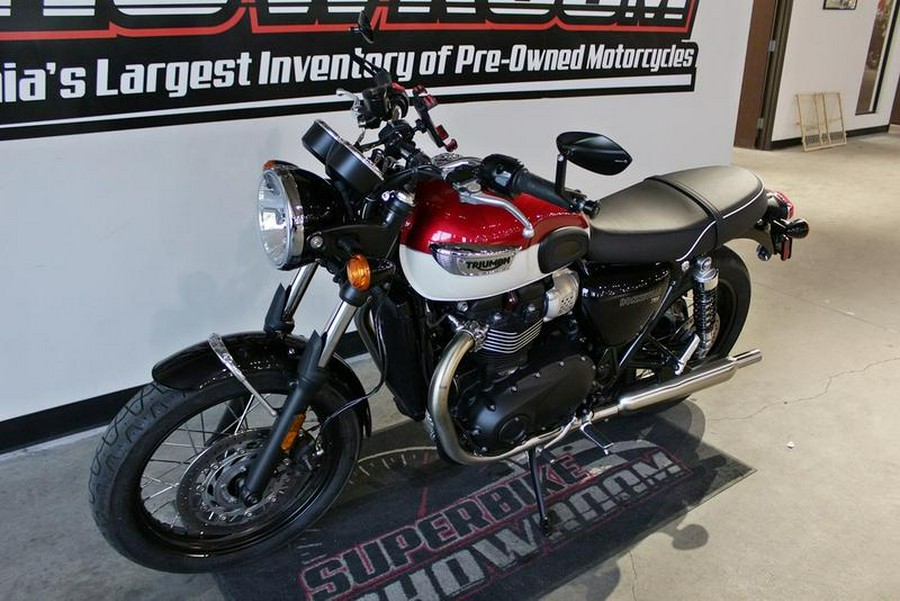 2023 Triumph Bonneville T100 Carnival Red Fusion White