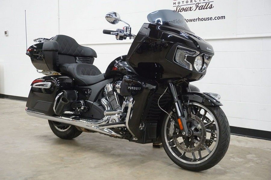 2022 Indian Pursuit Limited With Premium Package Black Metalli