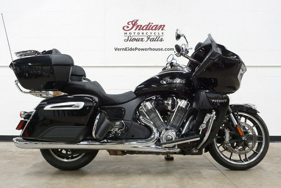 2022 Indian Pursuit Limited With Premium Package Black Metalli