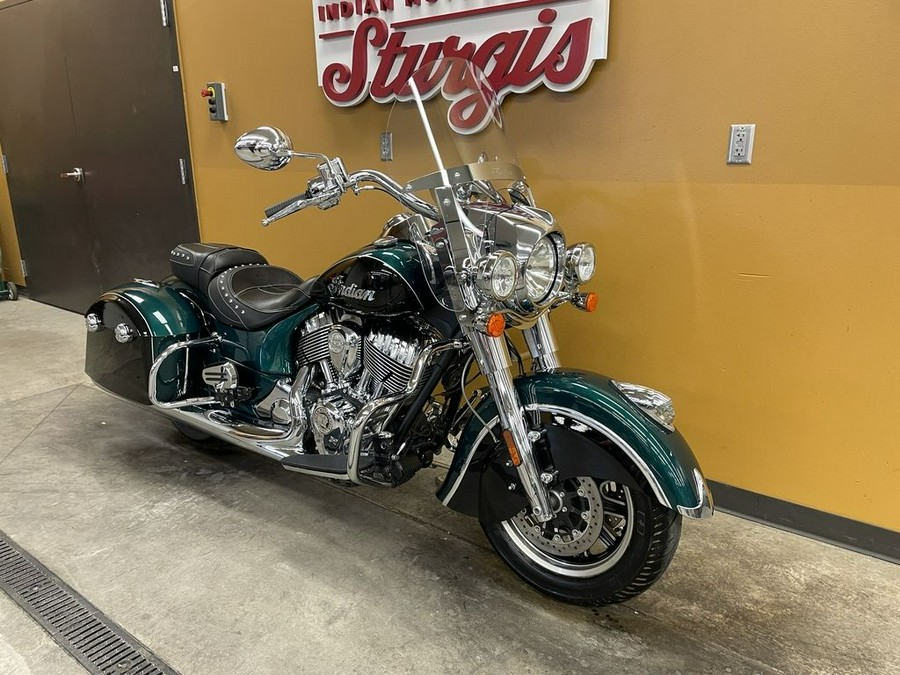 2019 Indian Motorcycle® Springfield® Metallic Jade / Thunder Black