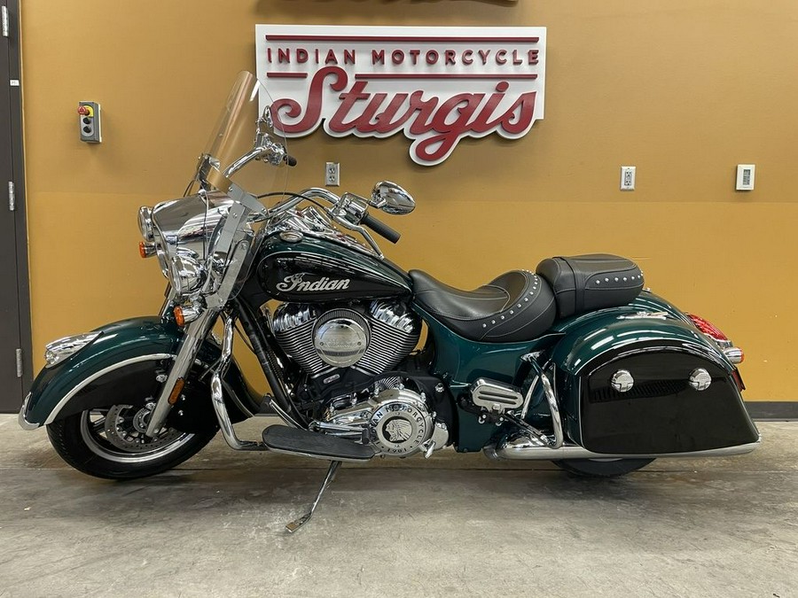 2019 Indian Motorcycle® Springfield® Metallic Jade / Thunder Black