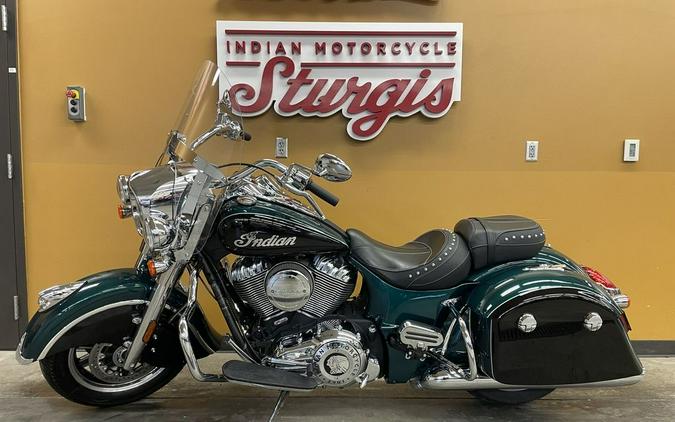 2019 Indian Motorcycle® Springfield® Metallic Jade / Thunder Black