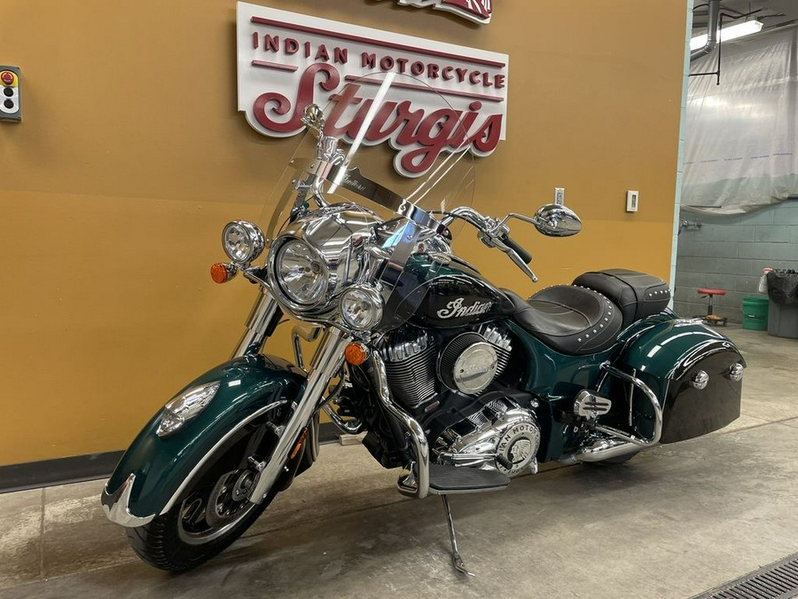 2019 Indian Motorcycle® Springfield® Metallic Jade / Thunder Black