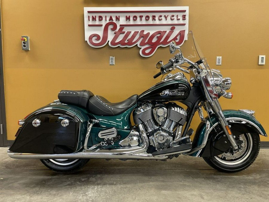 2019 Indian Motorcycle® Springfield® Metallic Jade / Thunder Black