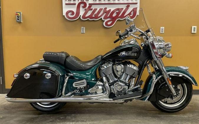 2019 Indian Motorcycle® Springfield® Metallic Jade / Thunder Black