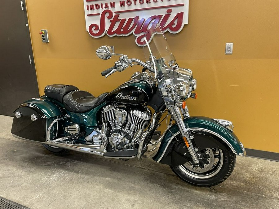 2019 Indian Motorcycle® Springfield® Metallic Jade / Thunder Black