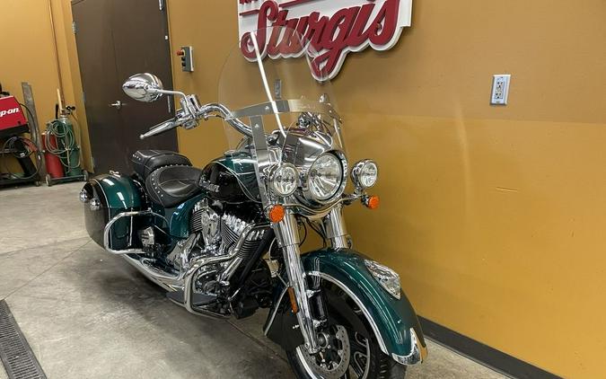 2019 Indian Motorcycle® Springfield® Metallic Jade / Thunder Black