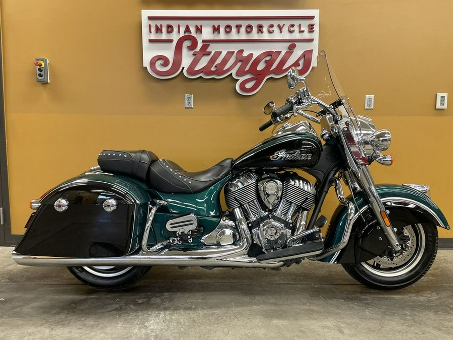 2019 Indian Motorcycle® Springfield® Metallic Jade / Thunder Black