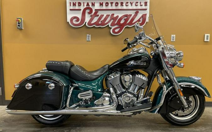 2019 Indian Motorcycle® Springfield® Metallic Jade / Thunder Black