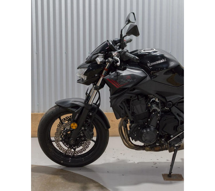 2020 Kawasaki Z650 Metallic Black/Metallic Flat Spark Black