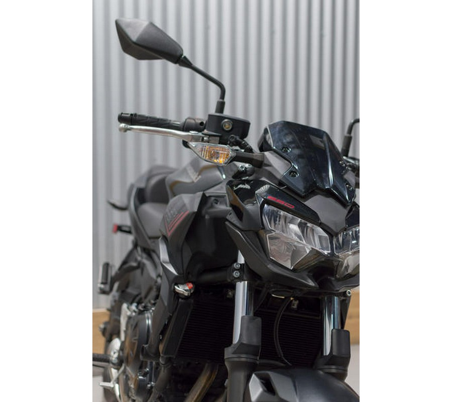 2020 Kawasaki Z650 Metallic Black/Metallic Flat Spark Black