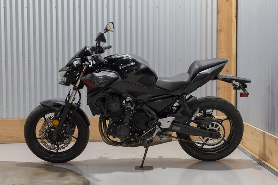 2020 Kawasaki Z650 Metallic Black/Metallic Flat Spark Black