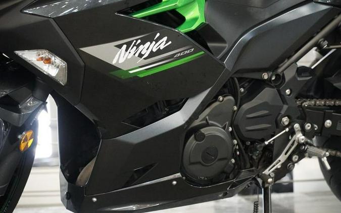 2023 Kawasaki Ninja® 400 Metallic Magnetic Dark Gray/Twilight Blue