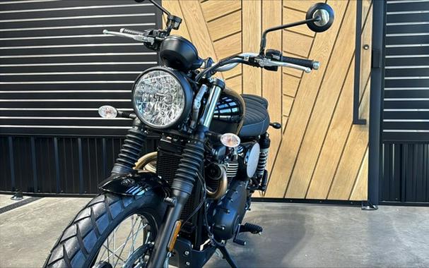 2024 Triumph Scrambler 900 Stealth Edition PHANTOM ORANGESILVER ORANGE