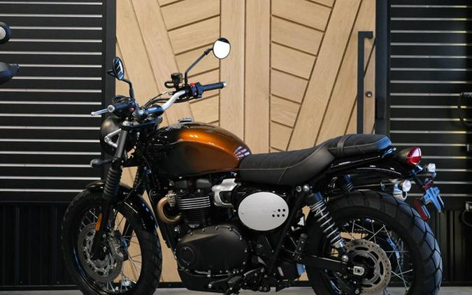 2024 Triumph Scrambler 900 Stealth Edition PHANTOM ORANGESILVER ORANGE