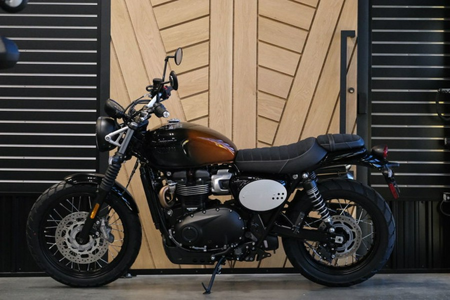 2024 Triumph Scrambler 900 Stealth Edition PHANTOM ORANGESILVER ORANGE