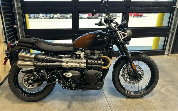 2024 Triumph Scrambler 900 Stealth Edition PHANTOM ORANGESILVER ORANGE