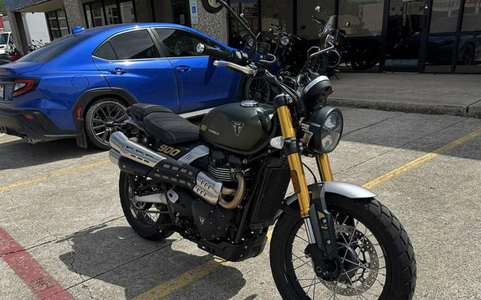 2026 Triumph Scrambler 900 Matt Khaki Green