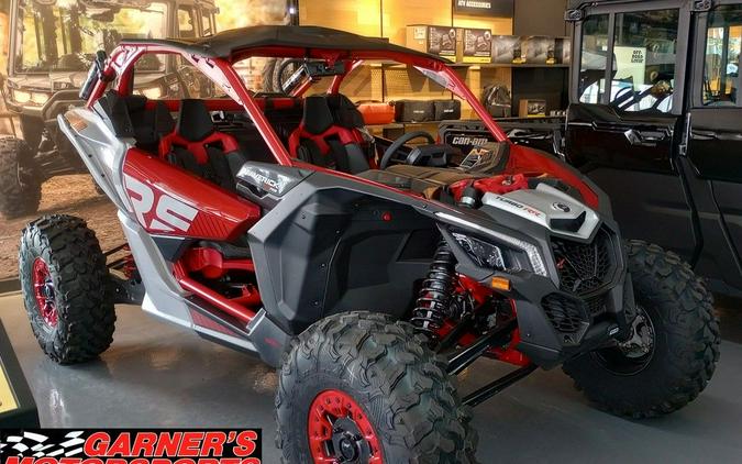 2024 Can-Am® Maverick X3 X rs Turbo RR Fiery Red & Hyper Silver