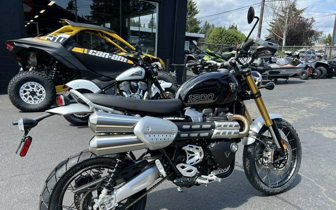2024 Triumph Scrambler 1200 XE Phantom Black Storm Grey