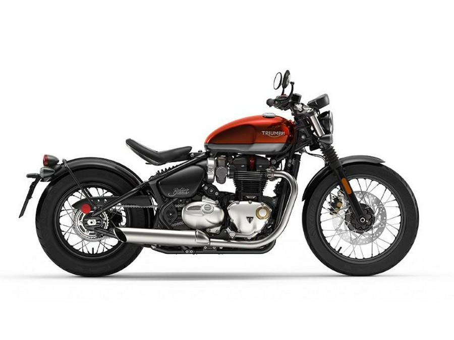 2020 Triumph Bonneville Bobber Korosi Red/Silver Ice