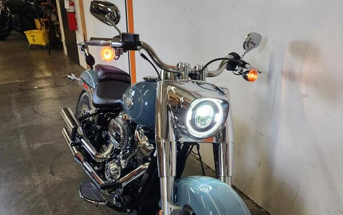 2024 Harley-Davidson Fat Boy 114 Sharkskin Blue FLFBS