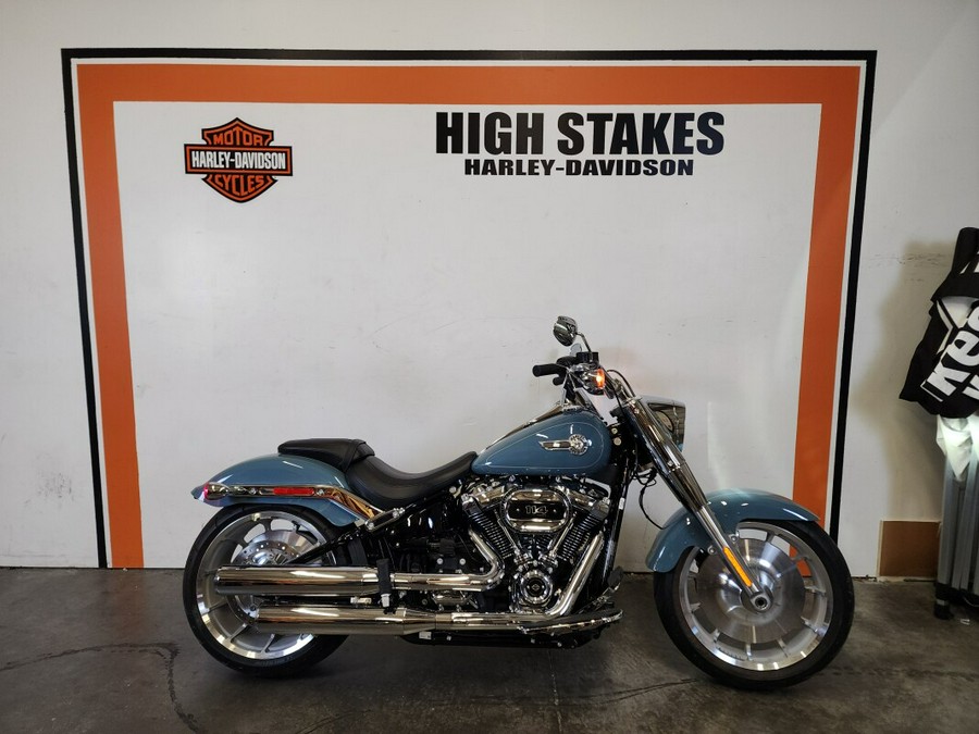 2024 Harley-Davidson Fat Boy 114 Sharkskin Blue FLFBS