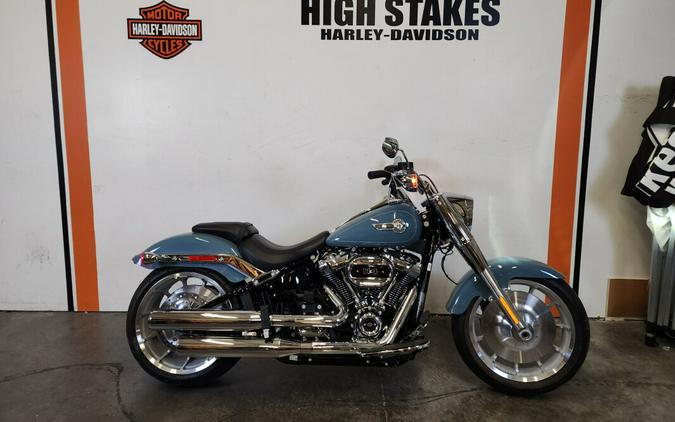 2024 Harley-Davidson Fat Boy 114 Sharkskin Blue FLFBS