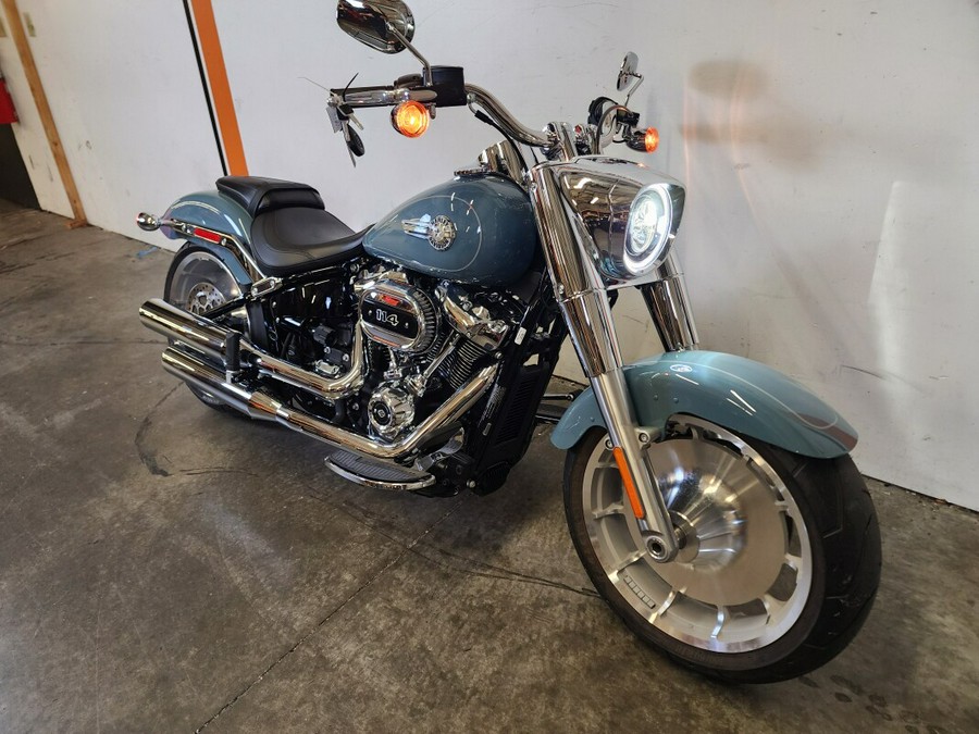 2024 Harley-Davidson Fat Boy 114 Sharkskin Blue FLFBS